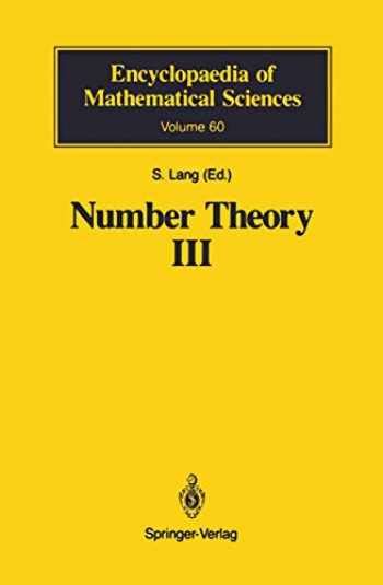 Number Theory III Diophantine Geometry Reader