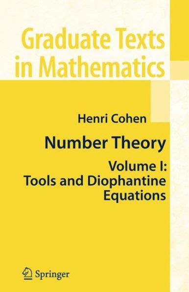 Number Theory Volume I : Tools and Diophantine Equations 1st Edition Epub