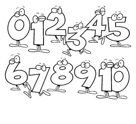 Numbers Colouring Book PDF