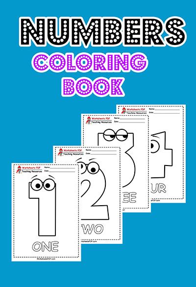 Numbers Colouring Book Kindle Editon