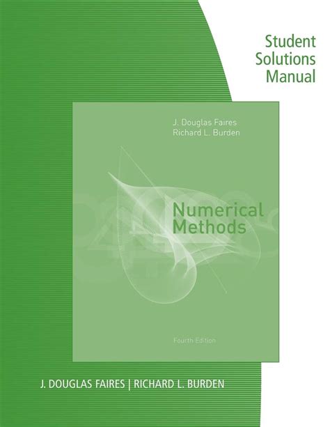 Numerical Analysis Student Solutions Manual Burden Faires Doc