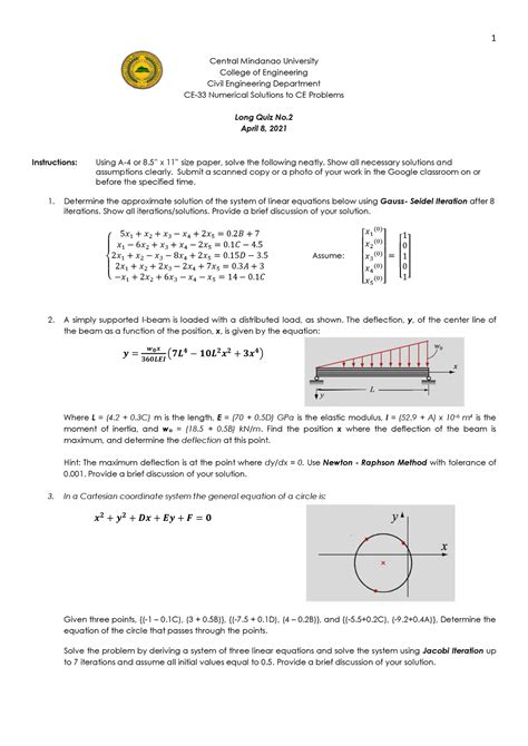 Numerical Solutions Doc