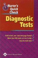 Nurse s Quick Check Diagnostic Tests Kindle Editon