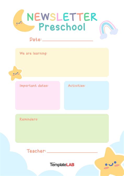 Nursery Newsletter Template