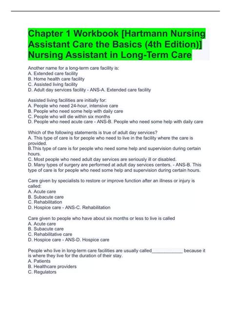 Nursing Assistant Care: The Basics You Need to Know