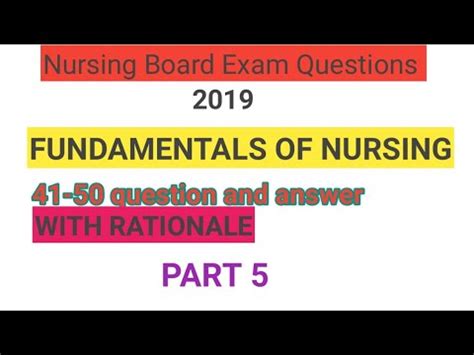 Nursing Board Exam Questions With Answer And Rationale Epub