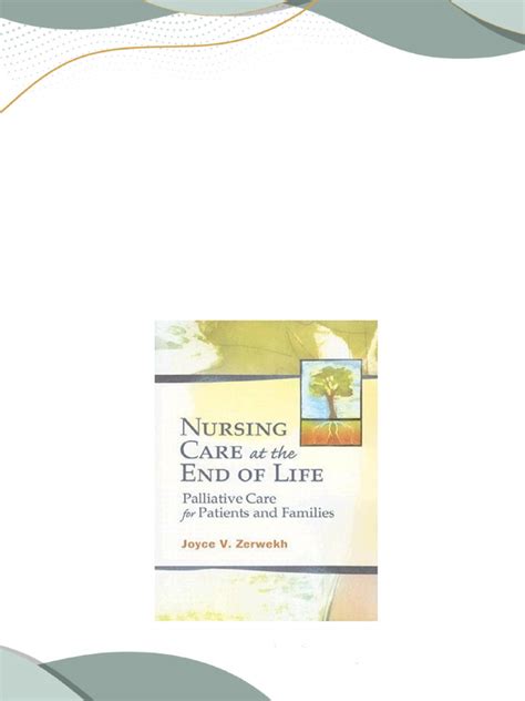 Nursing Care at the End of Life: Palliative Care For Patients and Families 1st Edition Reader