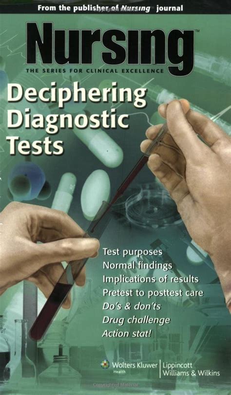 Nursing Deciphering Diagnostic Tests Nursing Journal Series Epub