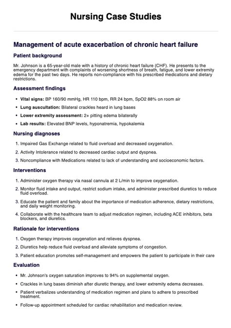 Nursing Materniy Case Studies With Answers Doc