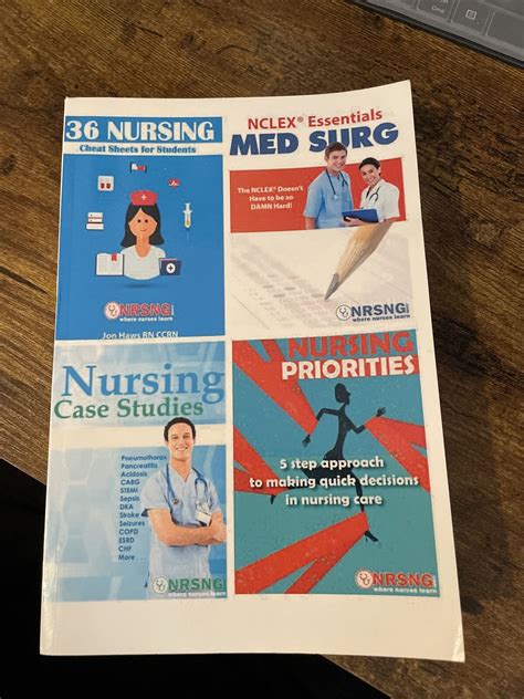 Nursing Student Book Collection Cheat Sheet Priorities MedSurg Case Studies PDF