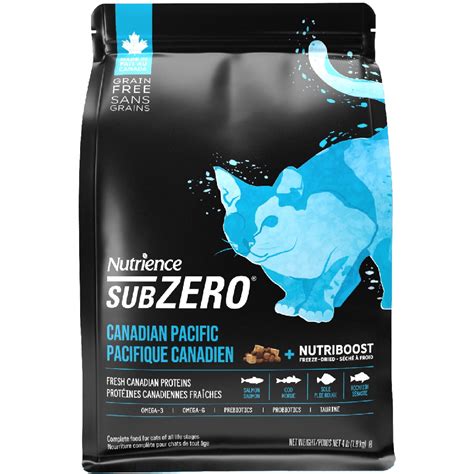 Nutrience Subzero 貓糧：優勢盡顯