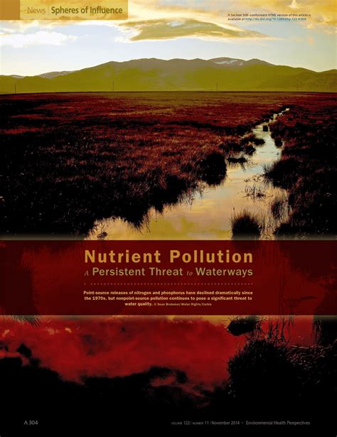 Nutrient Pollution: The Silent Threat to Our Waterways