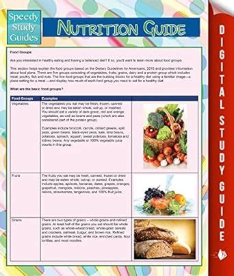 Nutrition Guide Speedy Study Guide Reader