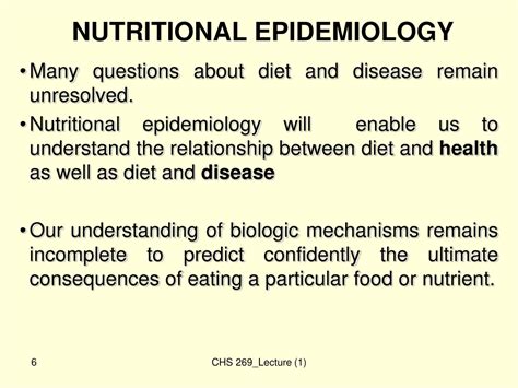 Nutritional Epidemiology Doc