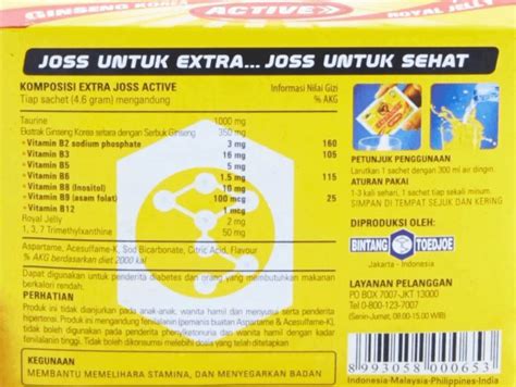 Nutritional Profile of Juicy Joss