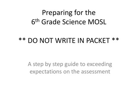 Nyc Mosl Test Science Grade 6 Ebook Epub