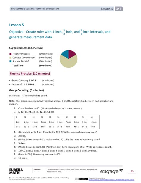 Nys Common Core Math Curriculum Answer Key To Lesson 1 Ebook PDF