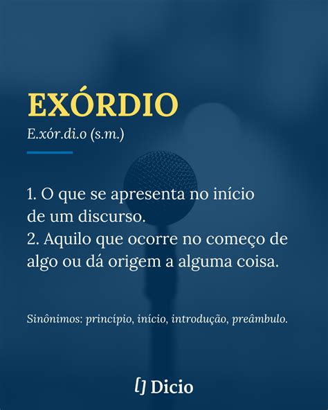 O Exórdio: Entendendo o Significado e a Importância