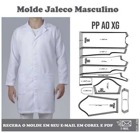 O Guia Completo para Moldes de Jalecos Masculinos