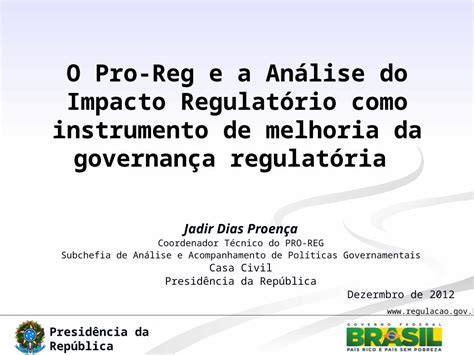 O Impacto da Repressão Regulatória