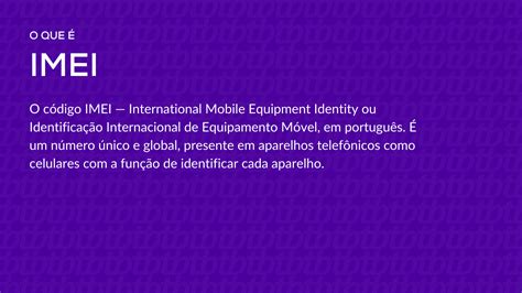 O Que é um IMEI?