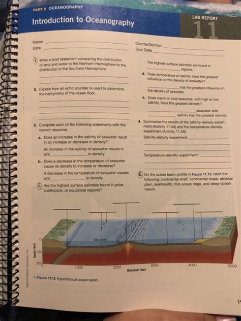 OCEA 112 Introduction to Oceanography Chapter 2 Homework PDF Epub