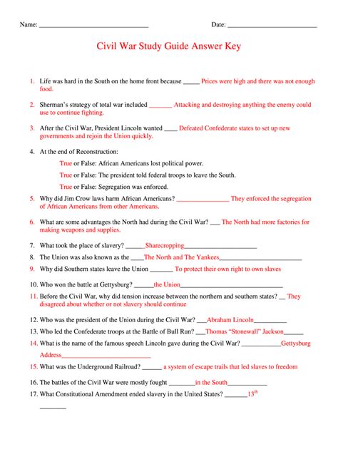 ODYSSEYWARE ANSWERS KEY CIVIL WAR Ebook Reader