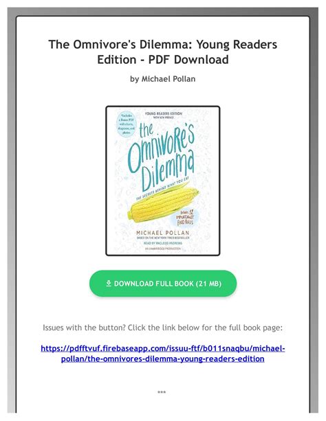 OMNIVORE DILEMMA YOUNG EDITION Ebook Doc