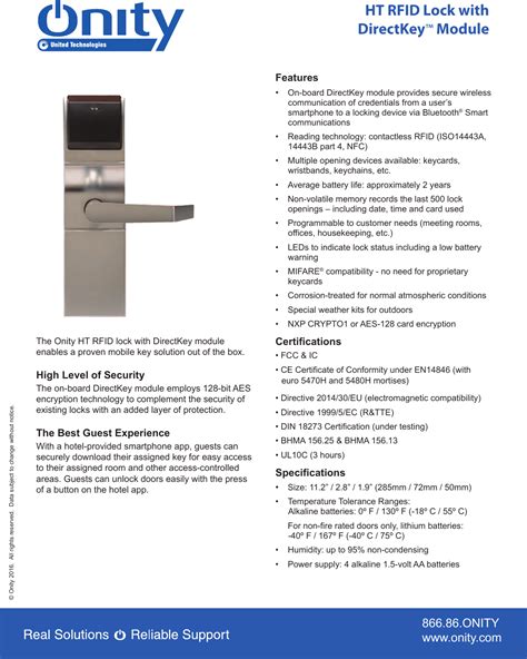 ONITY HT 24 LOCK TECHNICAL SERVICE MANUAL Ebook Doc