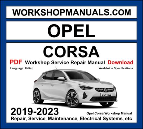 OPEL CORSA LITE WORKSHOP MANUAL Ebook Epub