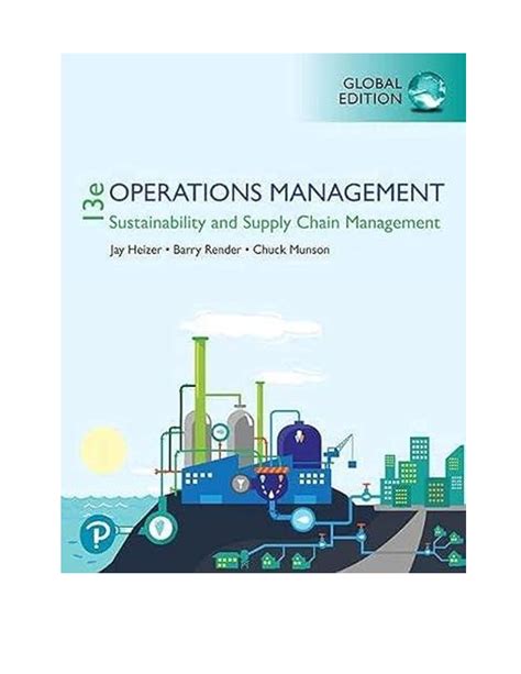 OPERATIONS AND SUPPLY CHAIN MANAGEMENT 13TH EDITION PDF Ebook Kindle Editon