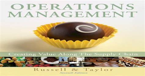 OPERATIONS MANAGEMENT 7TH EDITION RUSSELL AND TAYLOR Ebook Reader