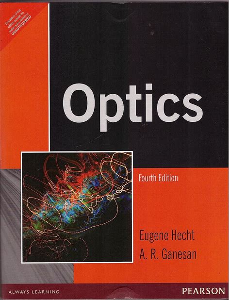 OPTICS 4TH EDITION EUGENE HECHT Ebook Kindle Editon