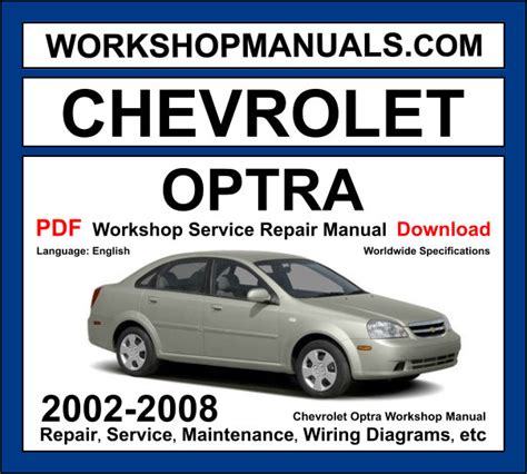 OPTRA REPAIR MANUAL PDF Ebook Kindle Editon