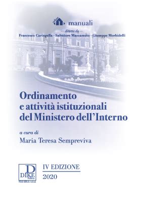 ORDINAMENTO E ATTIVITA ISTITUZIONALI DEL MINISTERO DELLINTERNO Ebook Doc