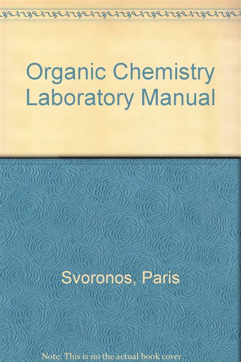 ORGANIC CHEMISTRY LABORATORY MANUAL SVORONOS Ebook Kindle Editon