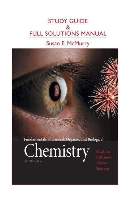 ORGANIC CHEMISTRY MCMURRY SOLUTIONS MANUAL 8TH EDITION Ebook Kindle Editon