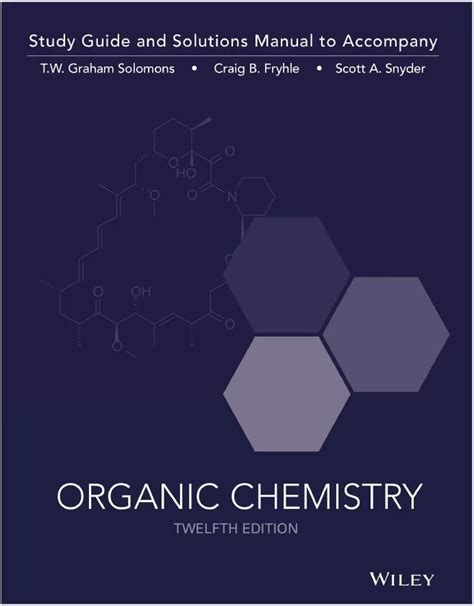 ORGANIC CHEMISTRY SOLOMONS SOLUTION MANUAL Ebook Kindle Editon