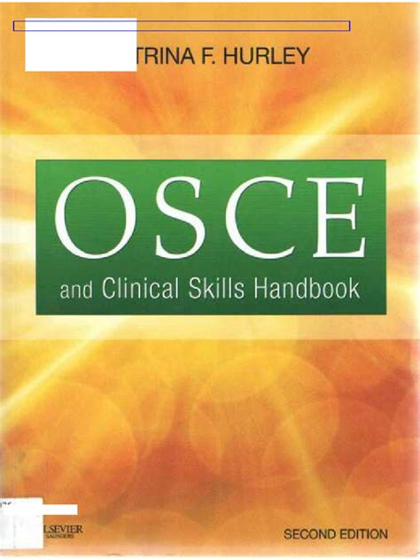 OSCE and Clinical Skills Handbook 2e Epub