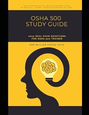 OSHA 500 STUDY GUIDE Ebook PDF