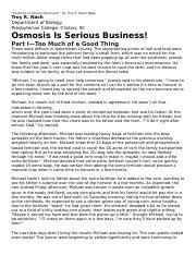 OSMOSIS IS A SERIOUS BUSINESS ANSWERS Ebook PDF