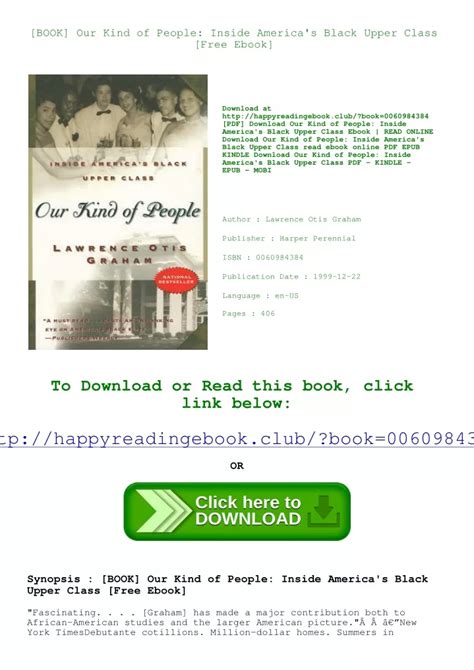 OUR KIND OF PEOPLE Ebook Reader