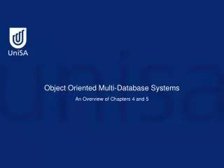 Object-Oriented Multidatabase Systems A Solution for Advanced Applications PDF