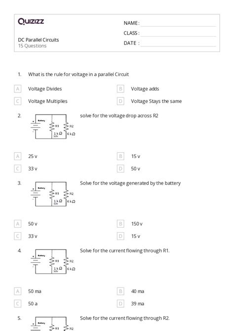 Objective Question And Answer Of Dc Circuits Kindle Editon