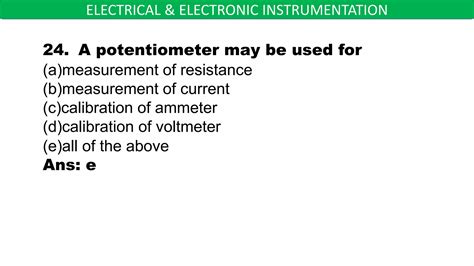 Objective Question Answer For Electrical Measurement Epub