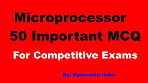 Objectives Questions And Answers On Microprocessor Programming Epub