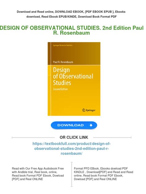 Observational Studies 2nd Edition Kindle Editon