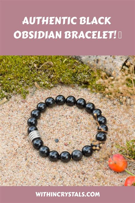 Obsidian Crystal Bracelet: Unleash the Power of 1000 Ancient Suns