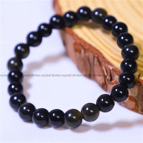 Obsidian Crystal Bracelet: Unlock the Power of Grounding and Protection