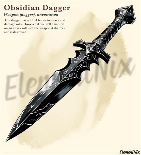 Obsidian Dagger-Dagger: